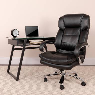 Desk Footrest Cover Black by Capra Leather