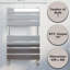 Espinosa Flat Panel Towel Rail Heated Towel Rails