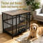 Cage à chien en bois