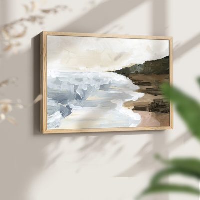 Cove Break II -Framed Print - Restickable