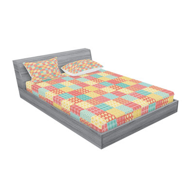 Microfiber Patchwork Sheet Set
