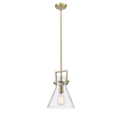Coterie Single Light Glass Dimmable Pendant