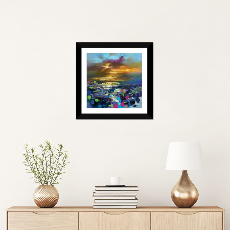 « tectonic light », impression sur toile, Papier d'art encadré noir, Blanc, H 16 po x l 16 po x P 1 po