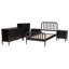 Ensemble de chambre à coucher 5 pièces Baxton Studio Lucera-1450909313-1450909318