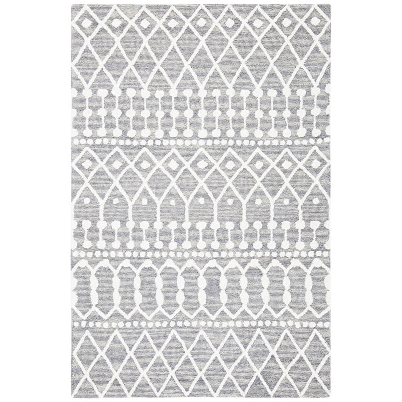 Brylee Hand Tufted Wool Southwestern Rug, Rectangle 3' x 5'