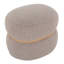 Pouf contemporain Cinch en tissu beige et bois naturel par Lumisource-129101011
