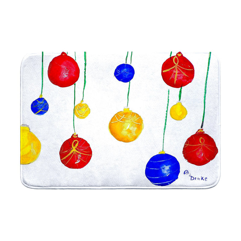 Tapis de bain Christmas Ornaments