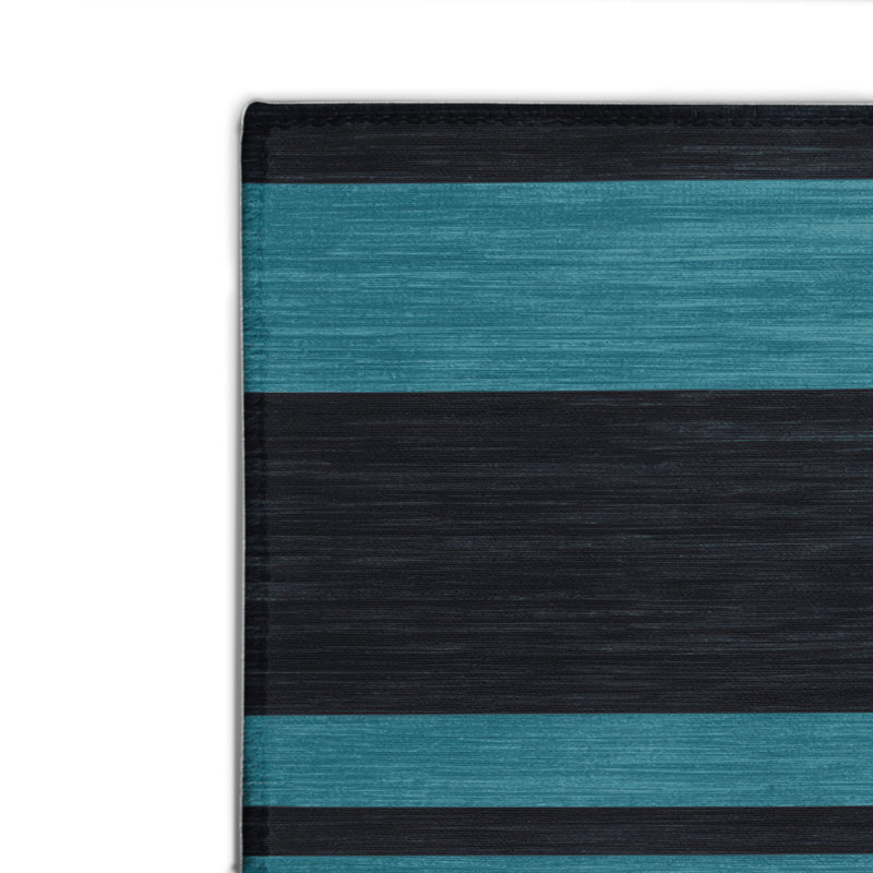 Tapis intérieur / extérieur gris HorizontalStripes, Rectangulaire 2 pi x 3 pi