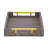 Ausel Crinkled Gloss Pattern Tray with Gold Handles-1989889116