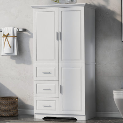 Macc 62.5'' Freestanding Bathroom Cabinet