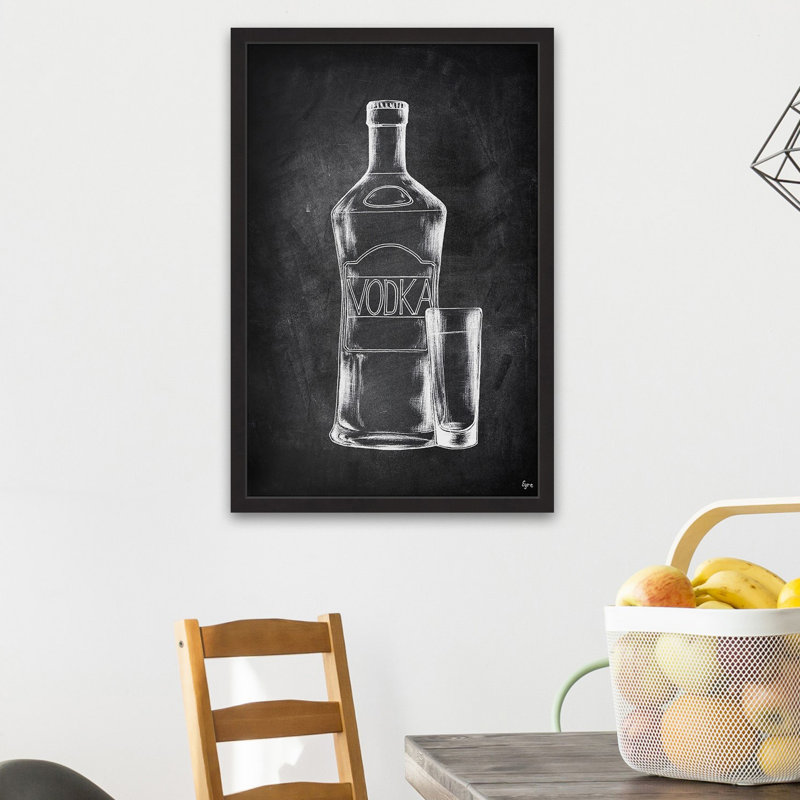 " Vodka Bottle " by Eyre Tarney, 18" H x 12" W x 1.5" D