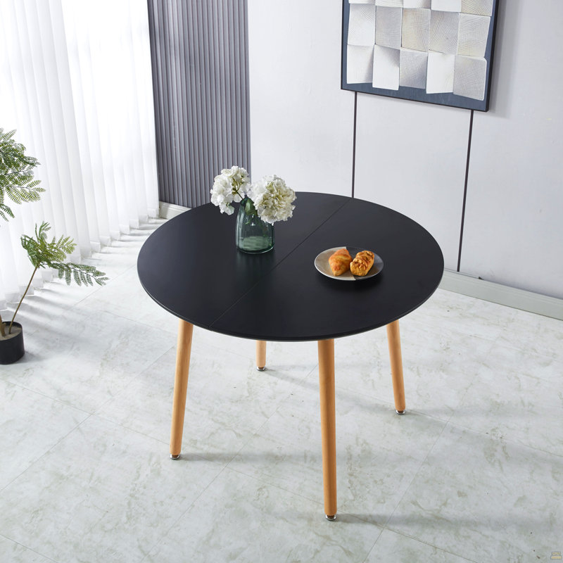 Extensible Table,Dining Table,Office Table,Coffee Table,Wood Leg, Black