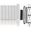 Vidaxl Fence With Posts PVC-Coated Steel-116797916-116797912