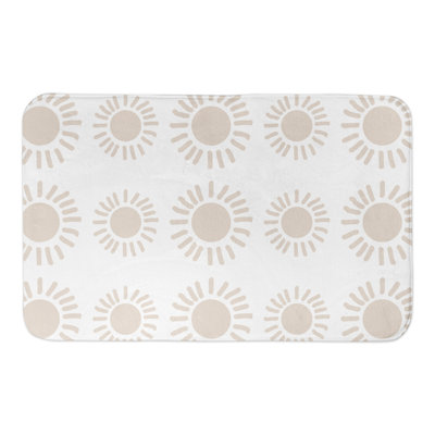 Tapis de bain Dot Sunburst