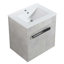 Ensemble de meuble-lavabo simple 24 po avec plateau en céramique Zendah