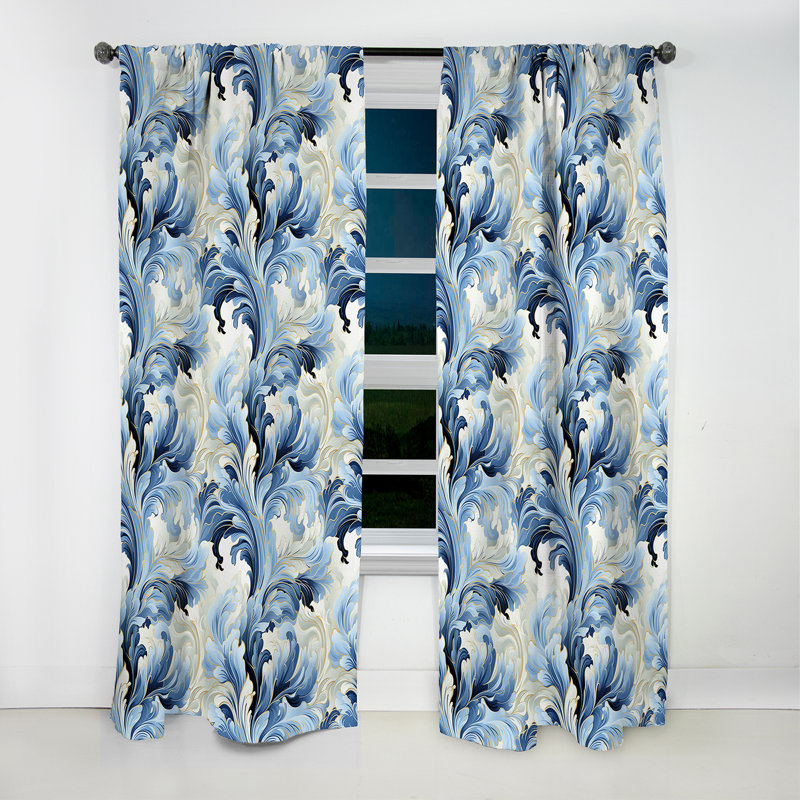 Rametta - Rideau ikat - Rideau occultant ikat - 1 panneau, L 52 po x L 120 po