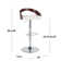 Tymari Adjustable Barstool With Rounded Rectangle Footrest - Set Of 2