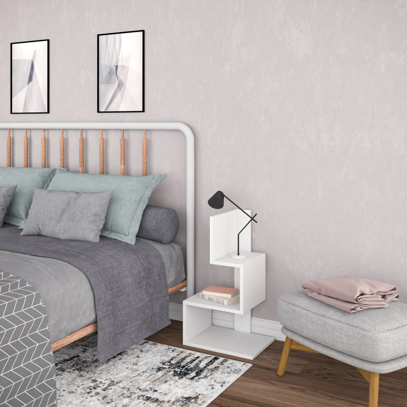 16.54'' W Nightstand, White