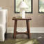  Modern Farmhouse Rustic Solid Wood Square Side Table -44486217