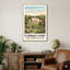 Florence Court, Northern Ireland - Romantic Georgian Manor And Gardens Travel Poster. Giclee Print On Wrapped Canvas. Wall Art, Home Decor - Castles & Palaces, Northern Ireland - Wrapped Canvas Print-265773697