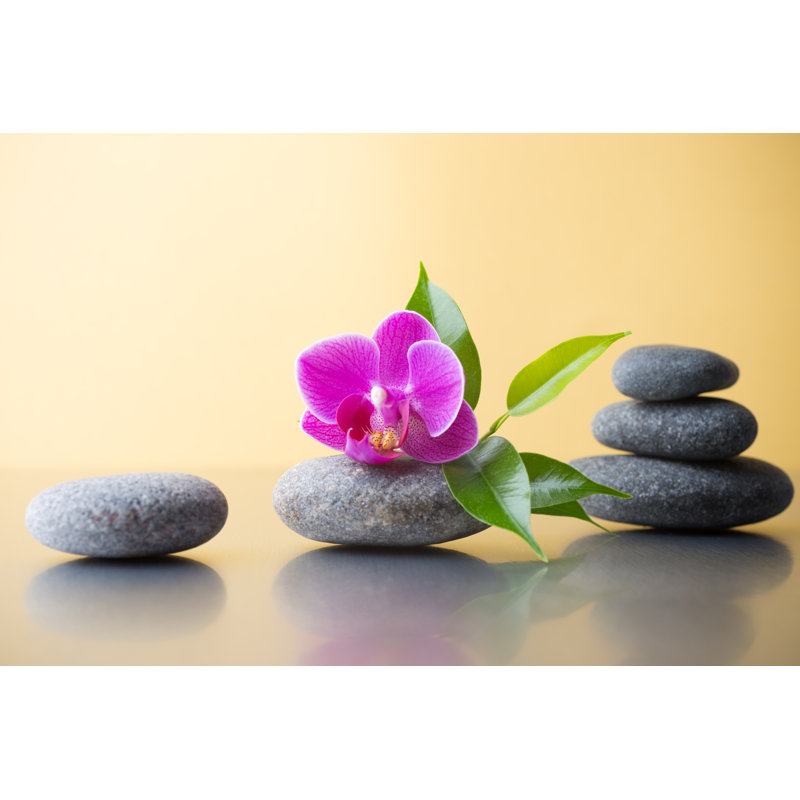 Spa Stones - Photographie sur toile tendue, H 8 po x l 12 po