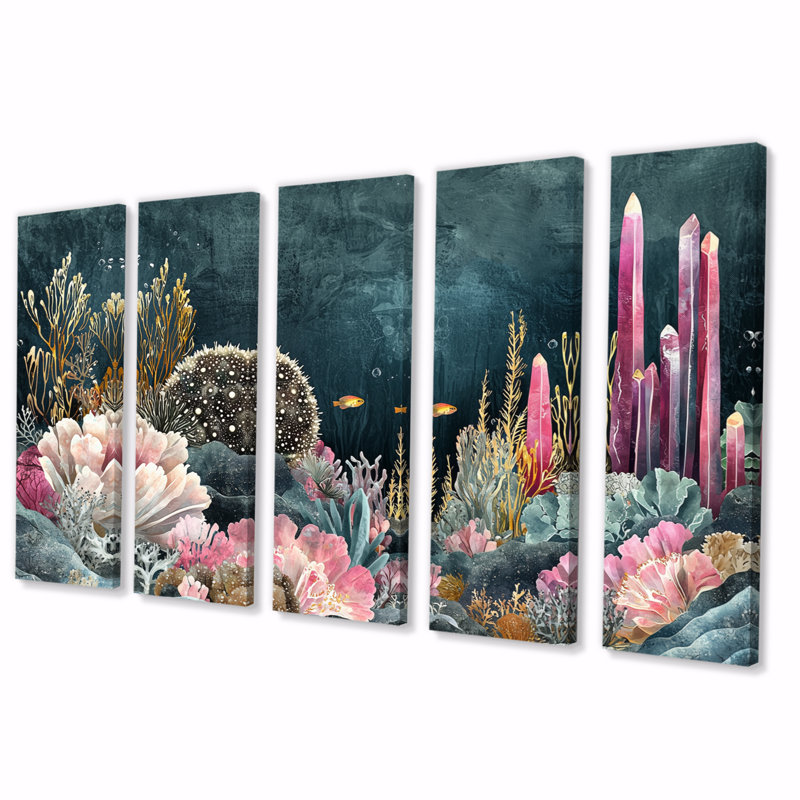 Averyana - Art - Pour le salon, H 28 po x l 60 po, 5