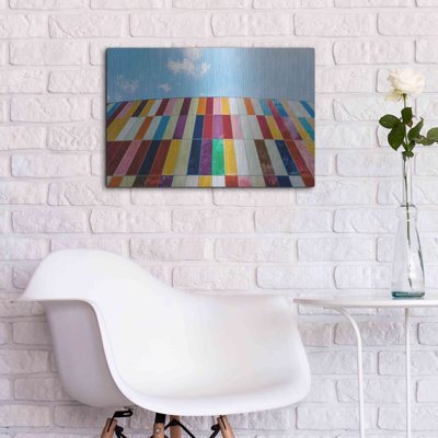 'Glass Rainbow', Metal Wall Art, 24"x16"