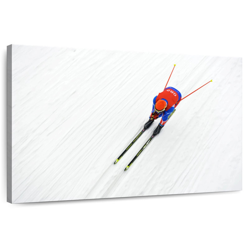Skieur de biathlon Sirec, H 24 po x l 36 po