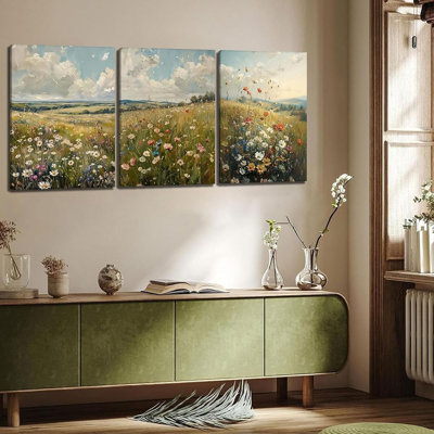 3 Piece Wrapped Canvas Print