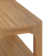 Modern Rounded Rectangular Coffee Table With Shelf