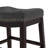 Bar Stools, 24 Inch Fabric Counter Height Bar Stools, Saddle Barstools For Kitchen Island With Nailhead Trim Tufted Button, Set Of 3-395535233-395535263