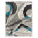 Tapis turquoise Amelie