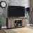 TV Stand With  Sliding Barn Doors