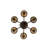 6 - Light Dimmable Chandelier
