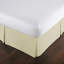 Jupe de lit plissée Vilano de Southshore Fine Linens, en microfibre doublement brossée, retombée de 38 cm (15 pouces), lavable à la machine, format Queen, brun chocolat-912812026-912812001