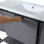 Meuble-lavabo autoportant 48 po x 18 po avec lavabo en résine
