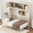 Full Murphy Bed with Cabinets