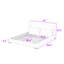 Upholstered Platform Bed with Pillows-1141509253-1141509254