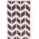 Deedie Hand Tufted Wool Chevron Rug