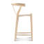 Tabouret de comptoir Wishbone frêne naturel