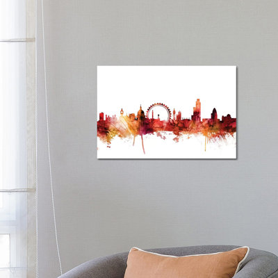 London, England Skyline by Michael Tompsett - Wrapped Canvas Gallery-Wrapped Canvas Giclée