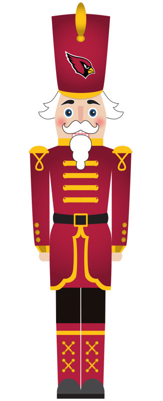 Arizona Cardinals 46" Nutcracker Leaner