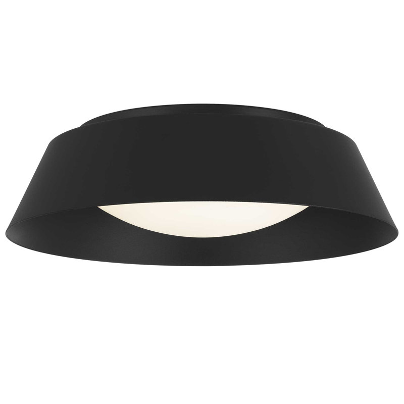 Plafonnier encastré 15 po à DEL noir