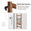 Gracie Oaks Wall Mounted Wooden Blanket Ladder-352829015
