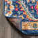 Lathan Bohemian FLAIR Boho Vintage Medallion Blue/Multi Rug