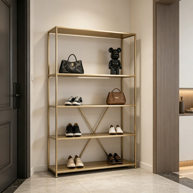 Tablette moderne moderne, (4 Shelves) 64.96"H x 59.06"W x 11.81"D
