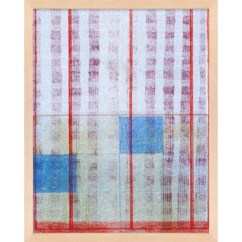 Picnic by Mo Neuharth - Framed Wall Art, 38" H x 30" W, Framed Print without Mat, Maple