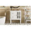 Meuble-lavabo de style rétro avec lavabo en céramique 30 po, meuble-lavabo simple autoportant avec 2 tiroirs, armoire de rangement à cadre en bois, blanc-964206559