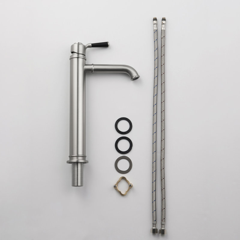 Robinet pour salle de bain Victorian, Nickel brossé