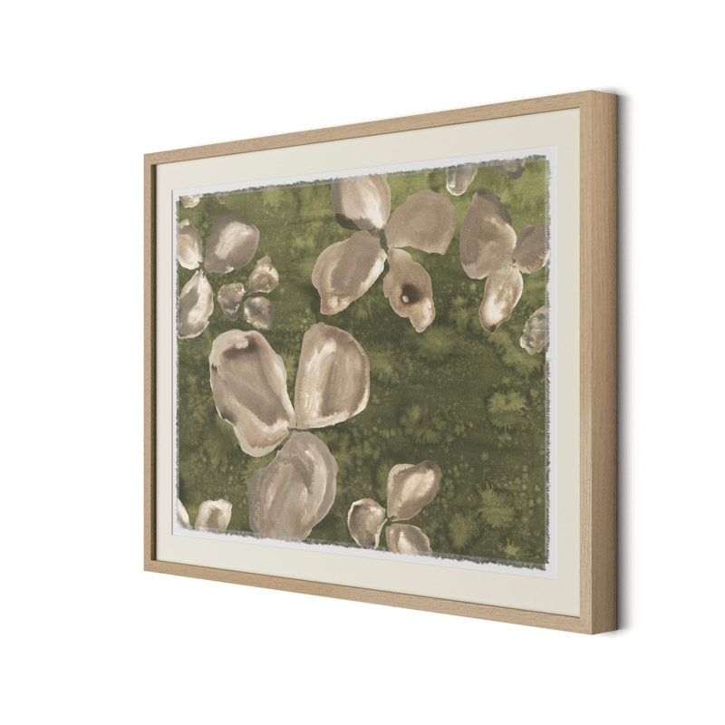 Sub Tropic Painting by Molly Franken, Light Brown, 32" H x 24" W